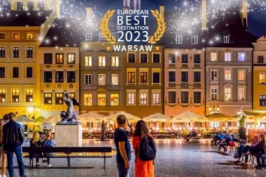 Титул «Найкращий напрямок Європи 2023» належить Варшаві!